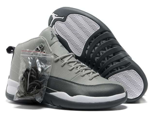 New Packaging Air Jordan 12 Cool Grey Black White